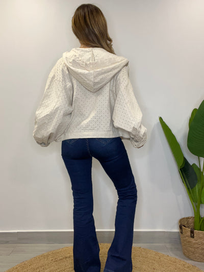Chaqueta Broderie Alegoría Crudo