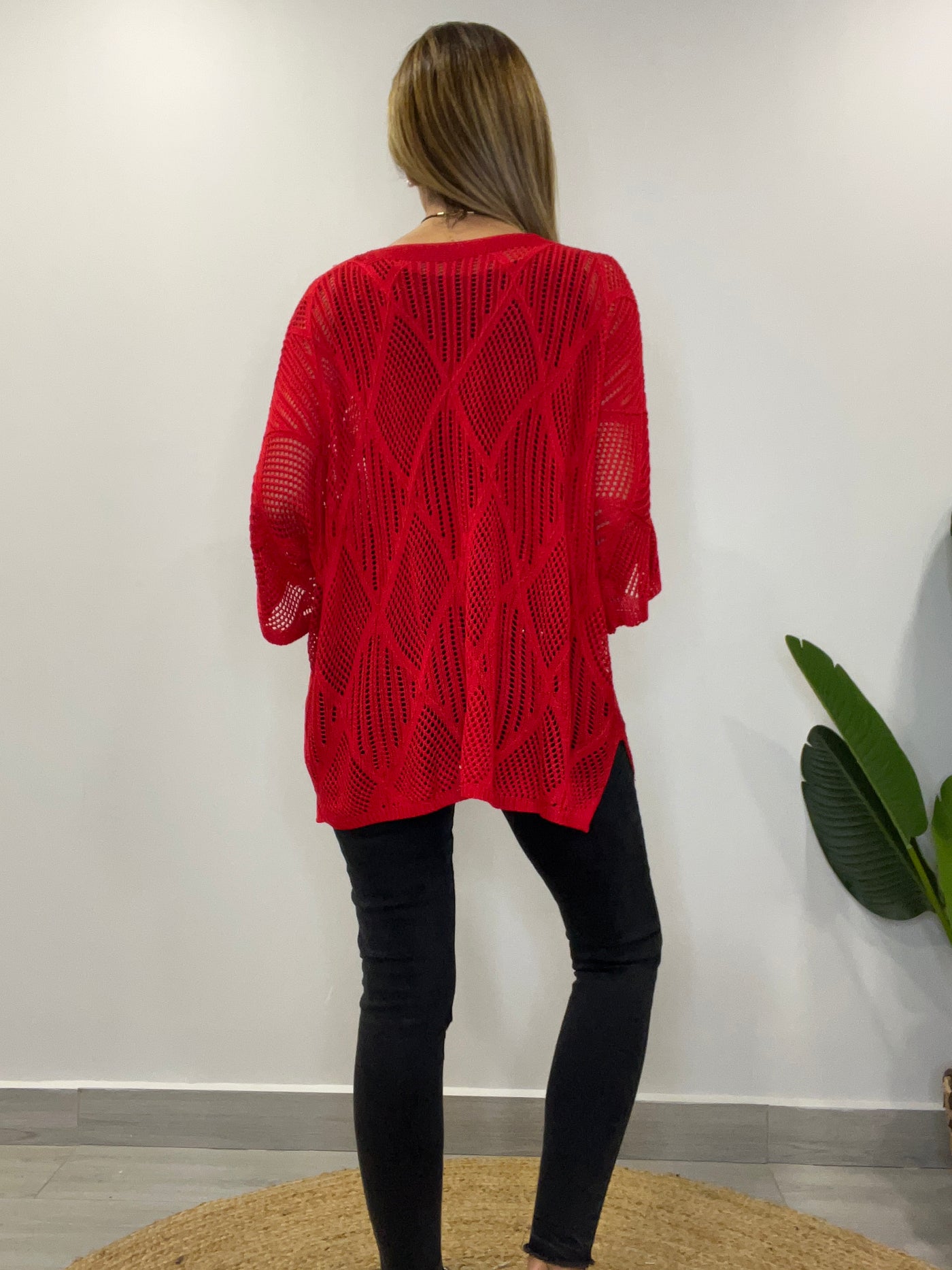 Sweater Hilo Génesis Rojo
