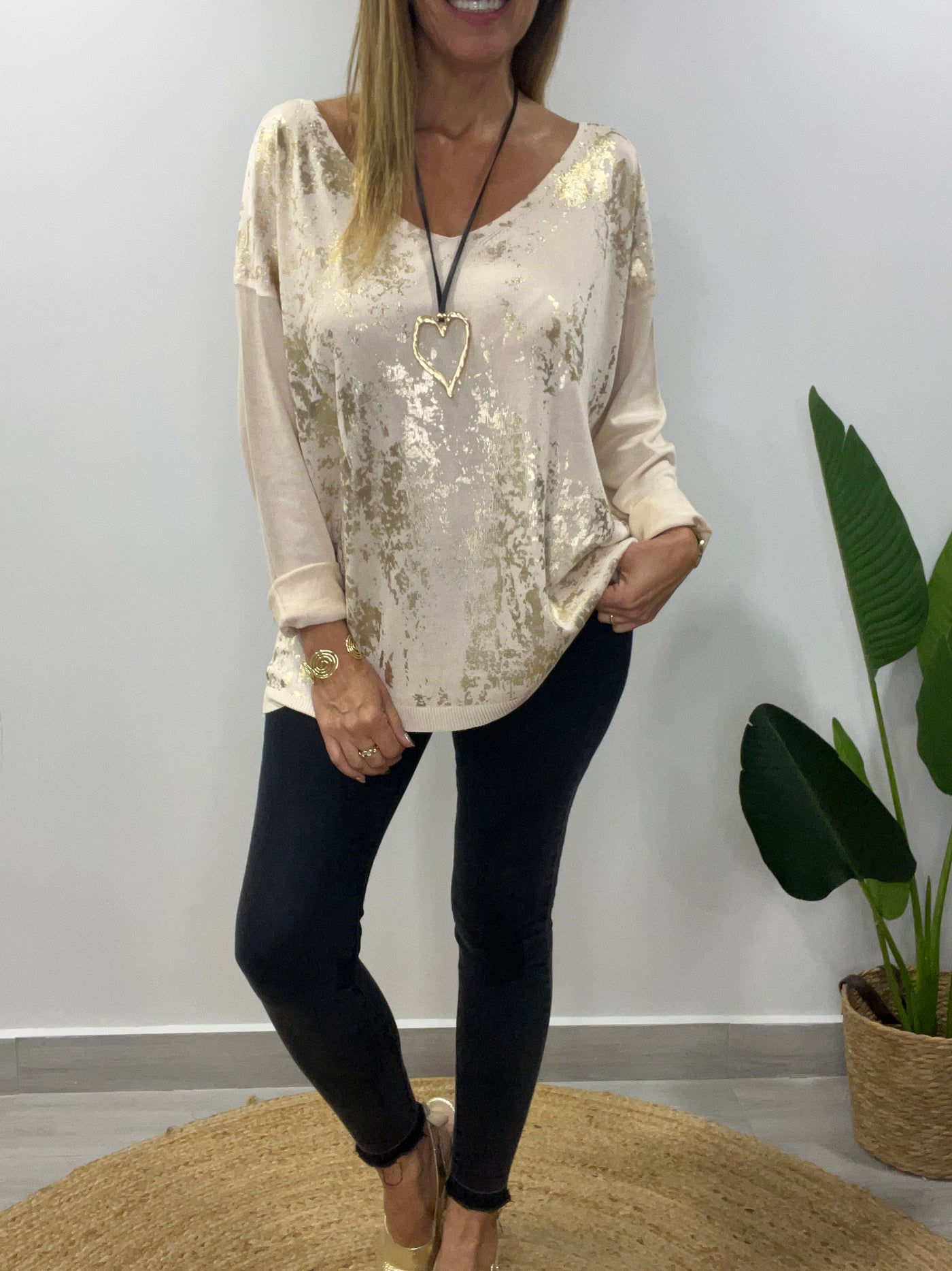 Sweater Hilo Milán Crudo
