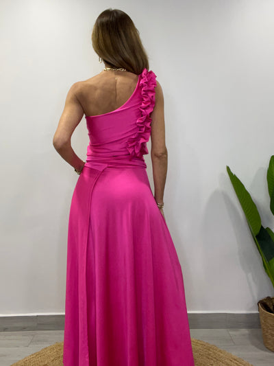 Conjunto lycra/Dupont Majestad (2 piezas) Fucsia