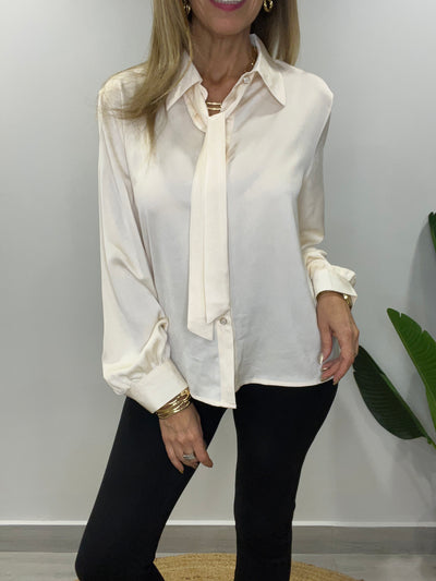 Blusa Viscoseda Amanda Crudo
