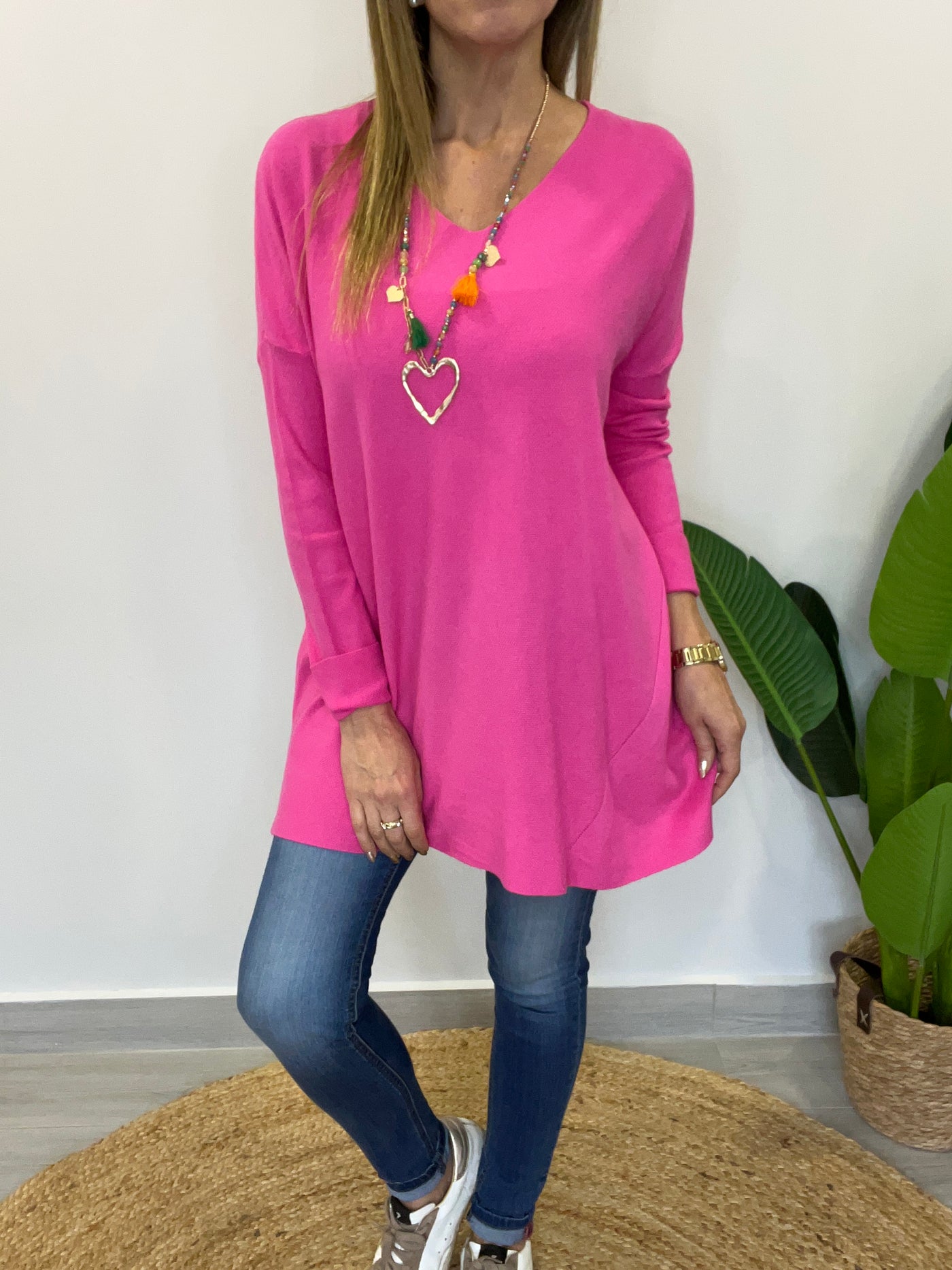 Sweater Javi fucsia