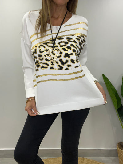 Sweater Italiano Niza blanco