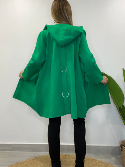 Abrigo Argolla verde