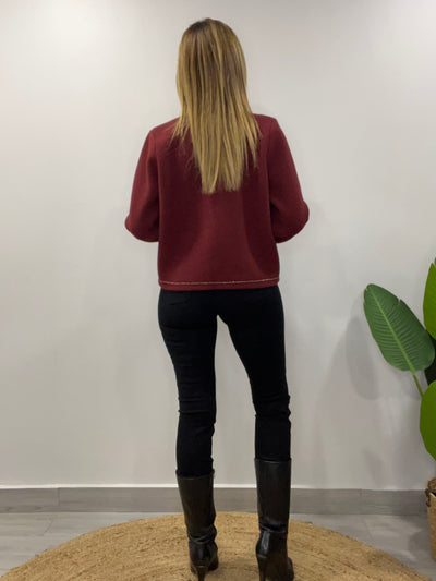 Abrigo corto chantal Burdeo