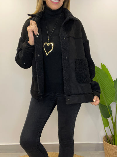 Chaqueta insólita negro