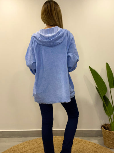 Chaqueta/Blusón linolet Ferraty azul