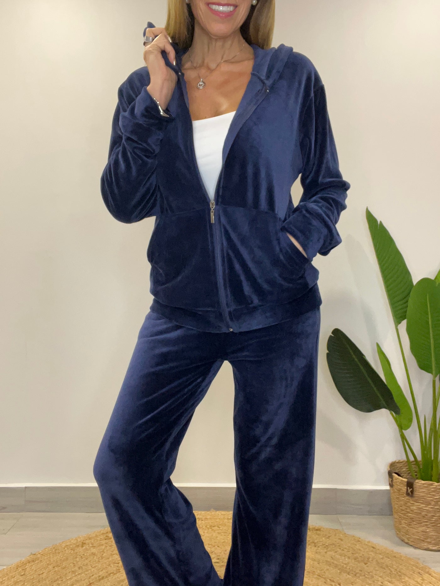 Conjunto Plush Relax (2 piezas) Azul