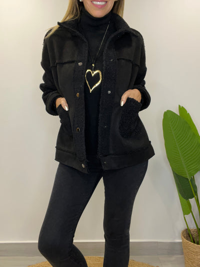 Chaqueta insólita negro