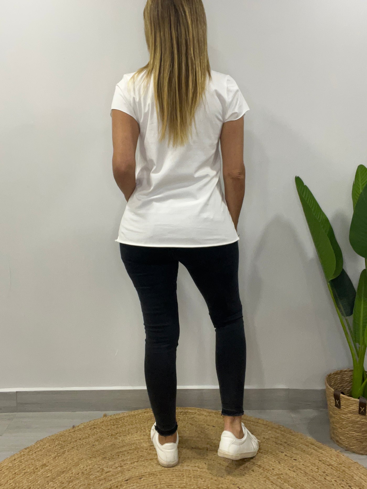 Polera Love Blanca