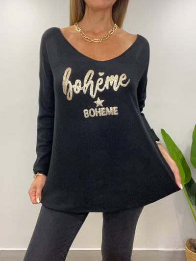 Sweater Boheme negro