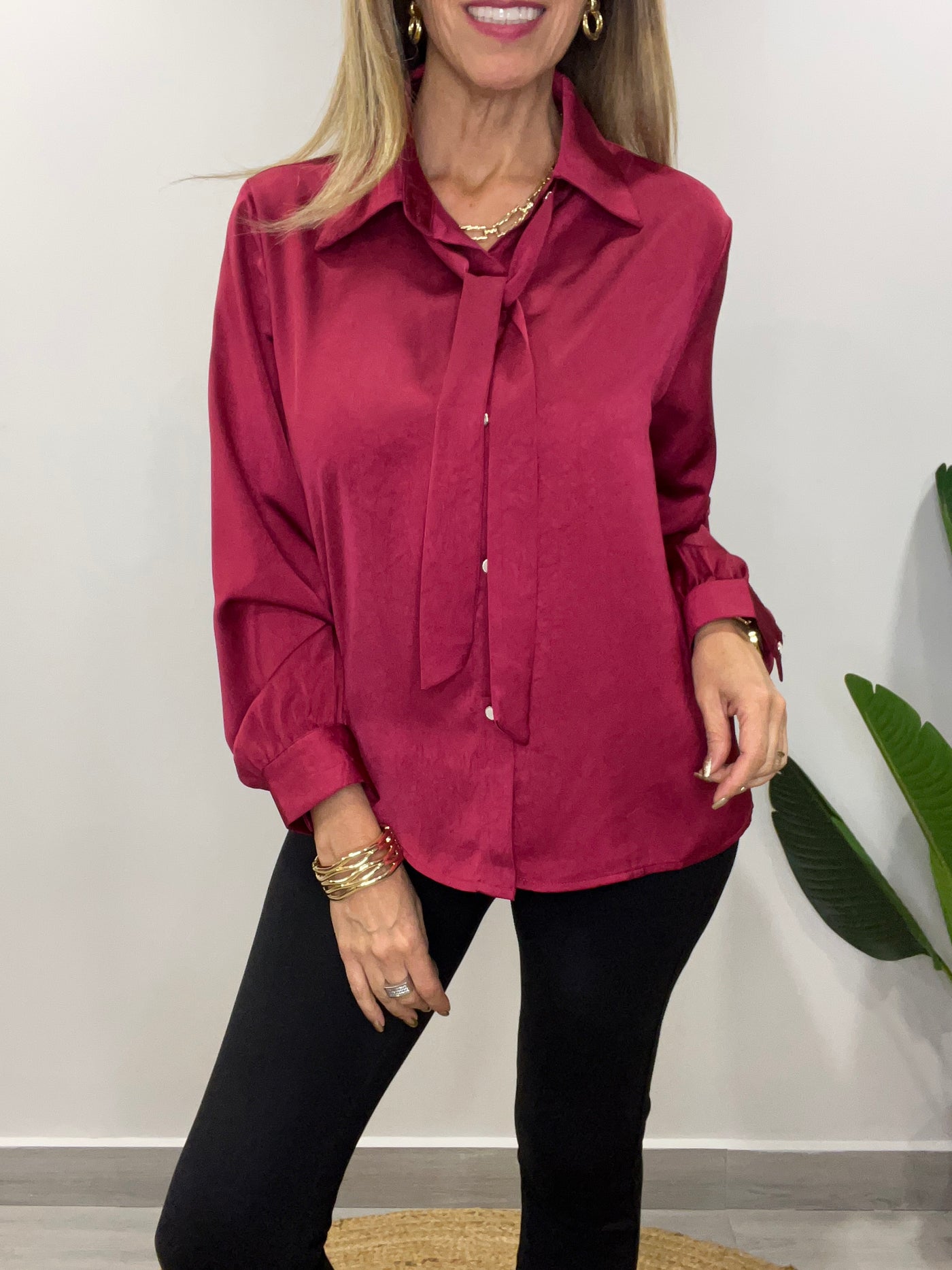 Blusa Viscoseda Amanda Cherry