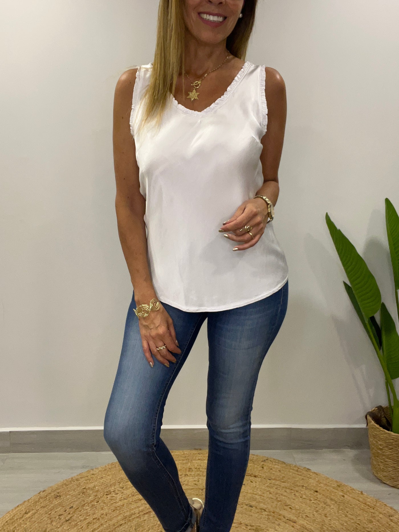 Lencera Italiana Blanca