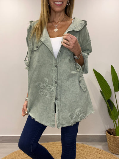 Chaqueta/Blusón linolet Ferraty verde