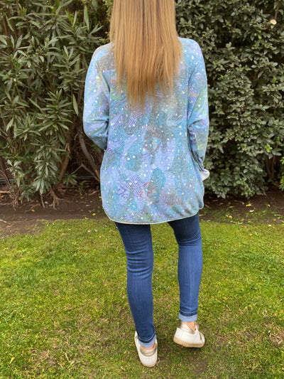Polera Read Celeste
