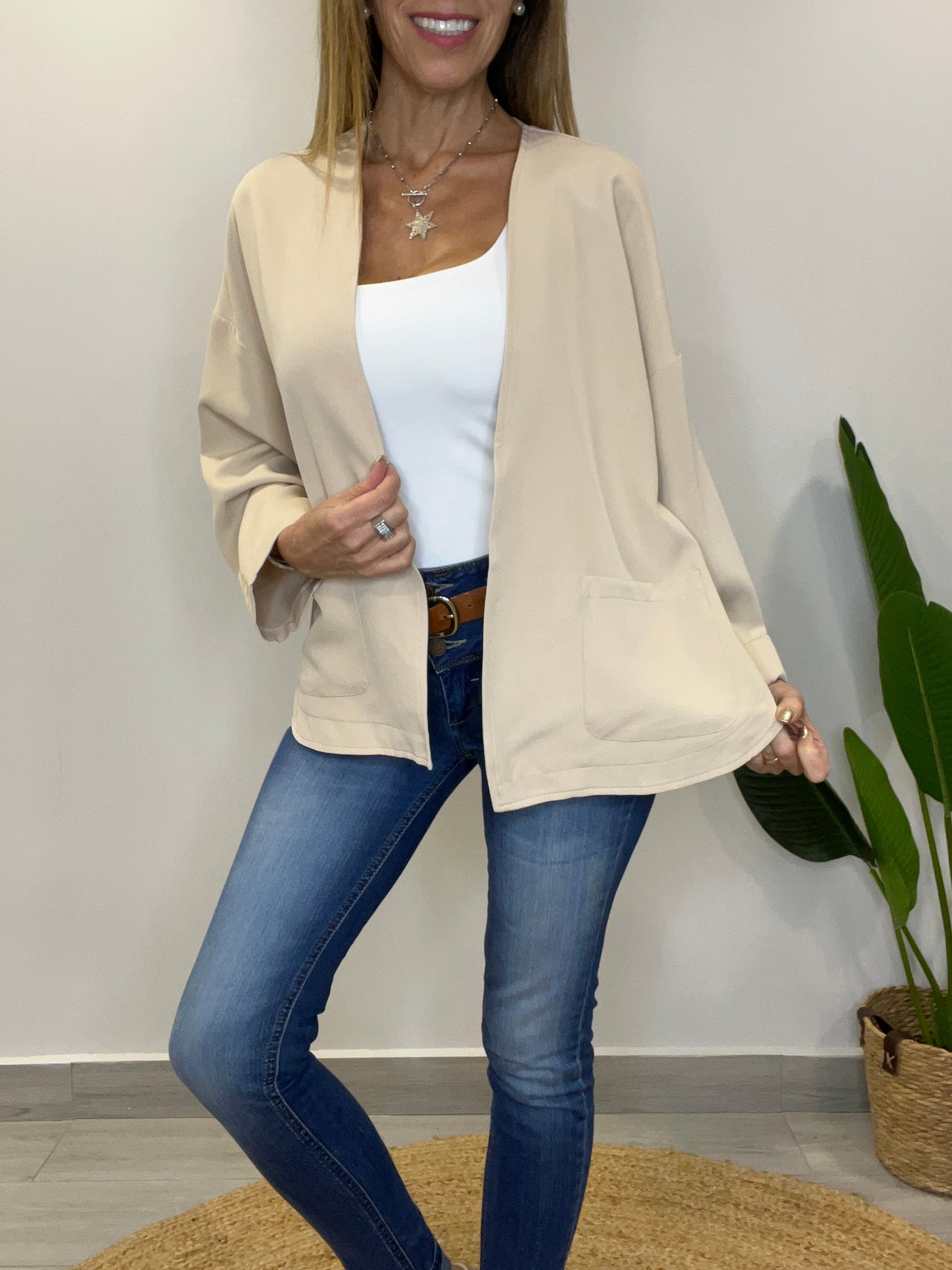 Tapado/Blazer Riviera Beige