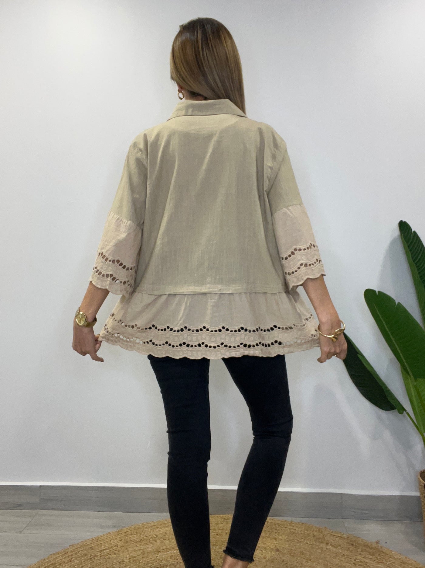 Blusa Noa Beige