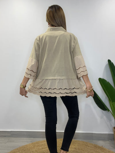 Blusa Noa Beige