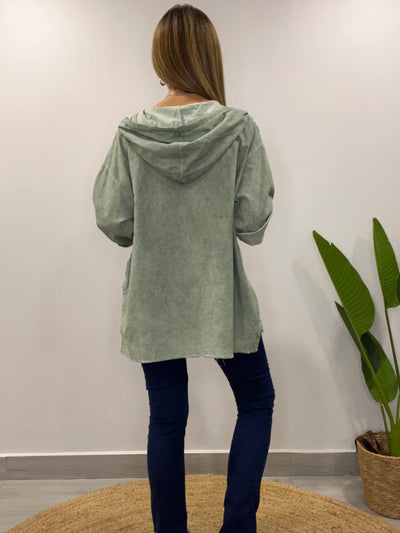Chaqueta/Blusón linolet Ferraty verde