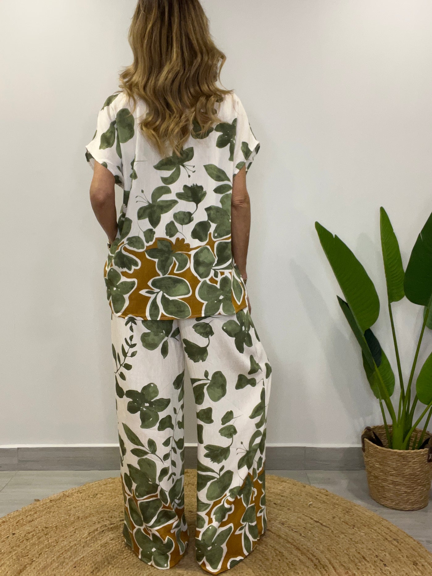 Conjunto Tahiti verde (2 piezas)