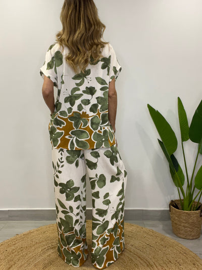 Conjunto Tahiti verde (2 piezas)