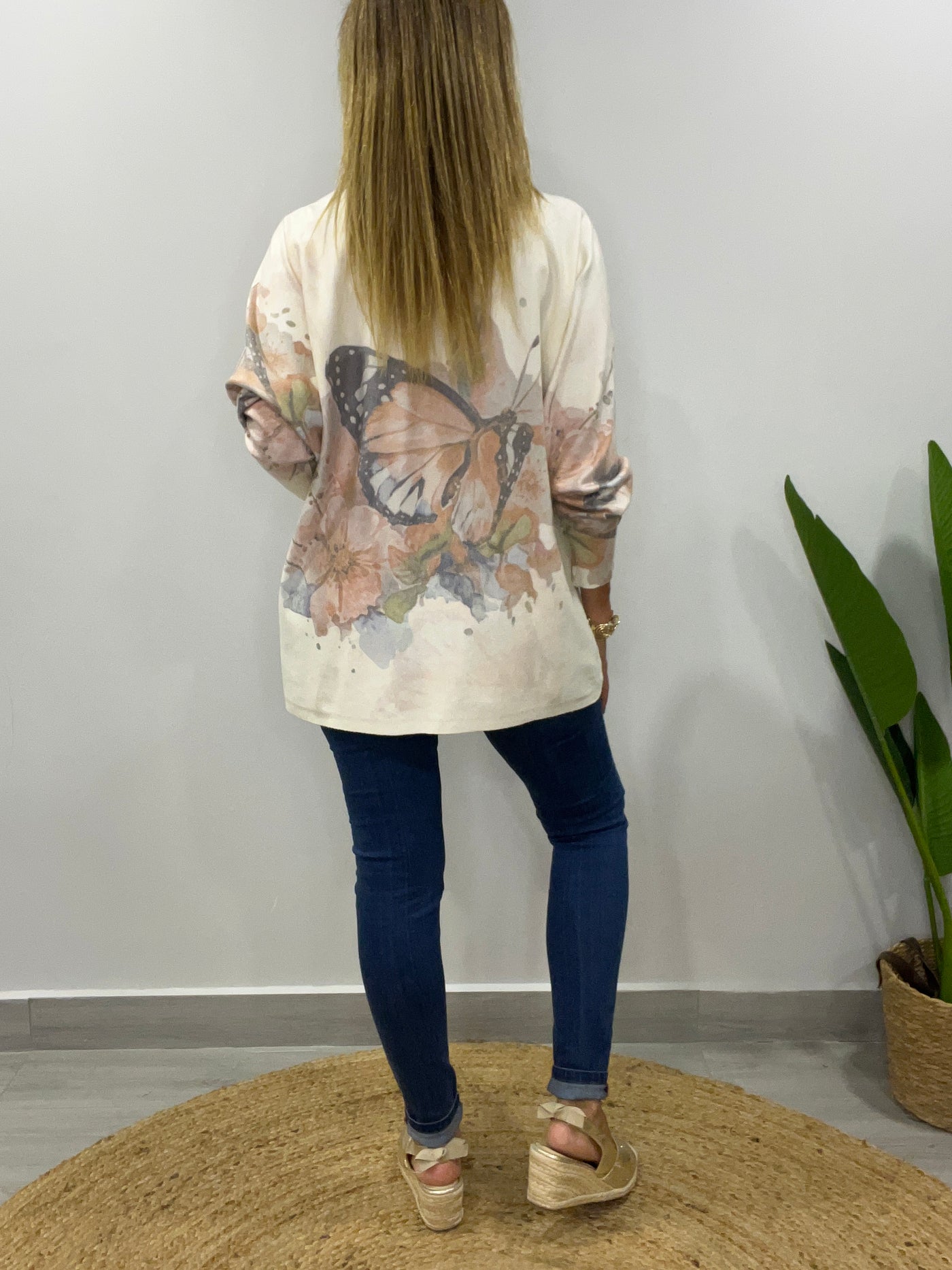 Sweater Italiano Mariposa Beige