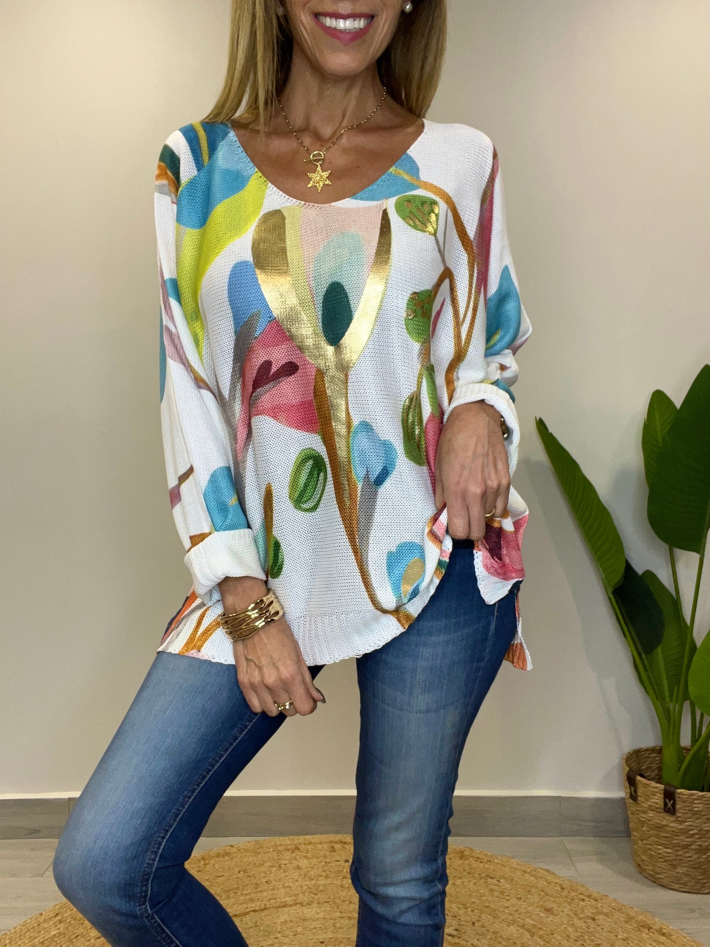 Sweater Hilo Dulce Pastel