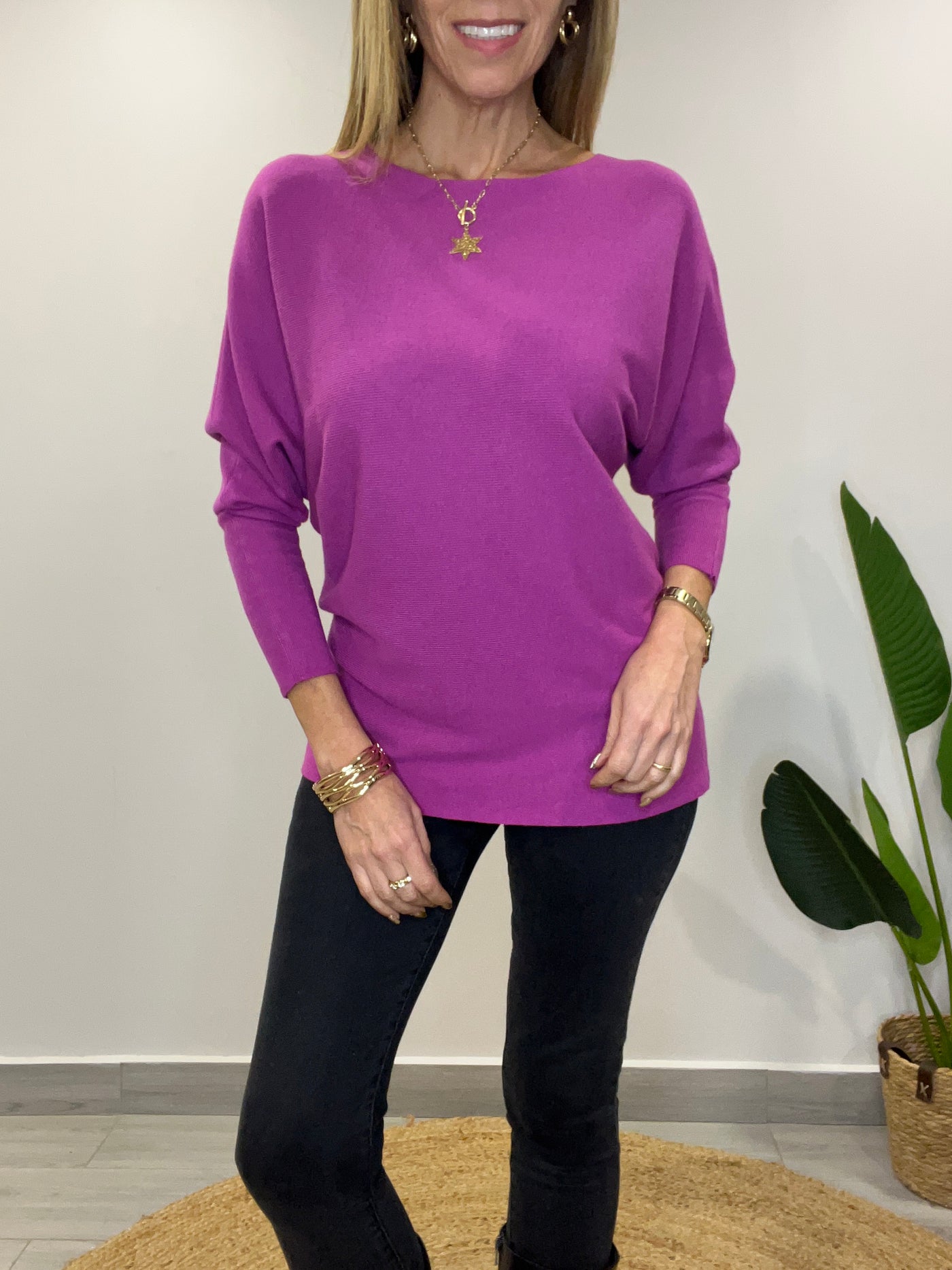 Sweater Singapur magenta