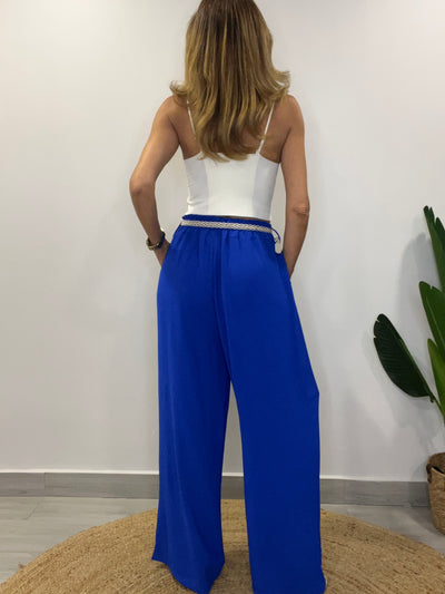 Conjunto Italiano Venecia Azulino (2 piezas)