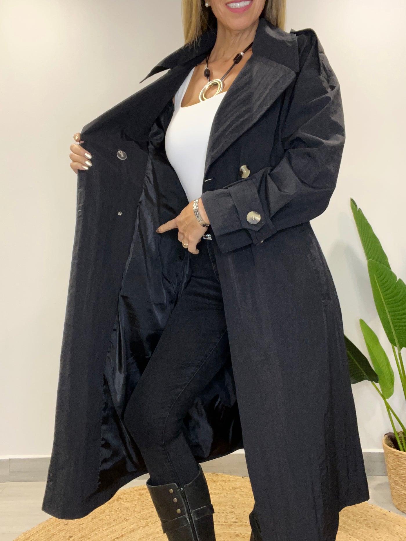 Trench Impermeable Imperio negro