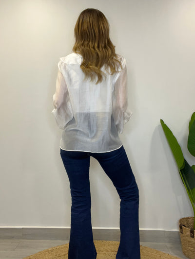 Blusa Gasa Satinada Ariel