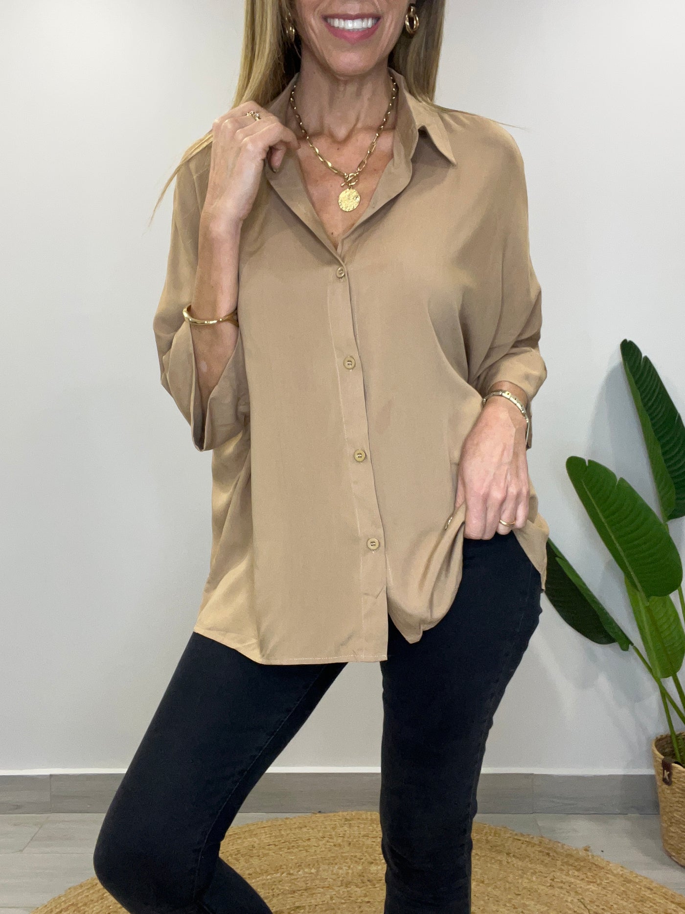 Blusa Catania Camel