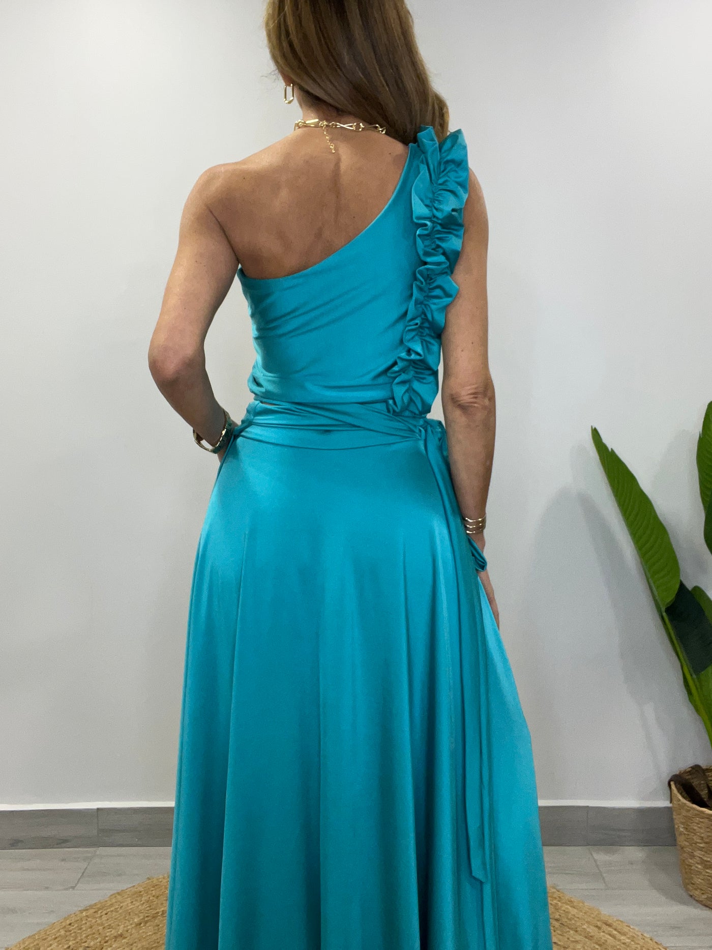 Conjunto lycra/Dupont Majestad (2 piezas) Turqueza