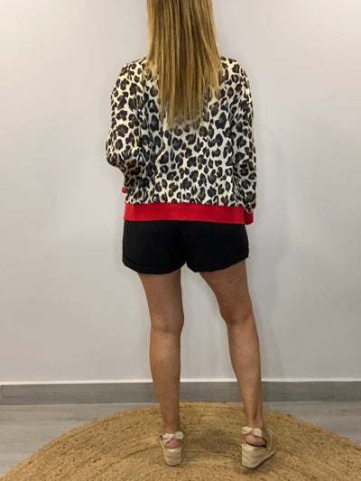 Chaleco Bomber Impacto Rojo