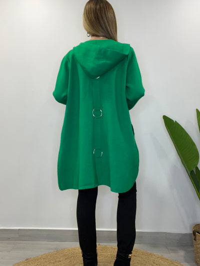 Abrigo Argolla verde