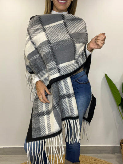 Ruana Barcelona gris
