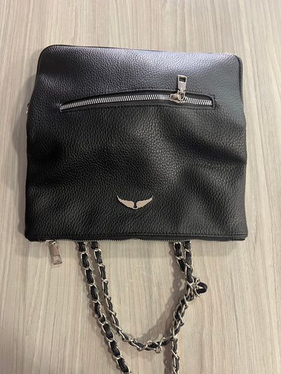 Cartera cadenas Alas Negra