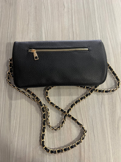 Cartera Cadenas Negra
