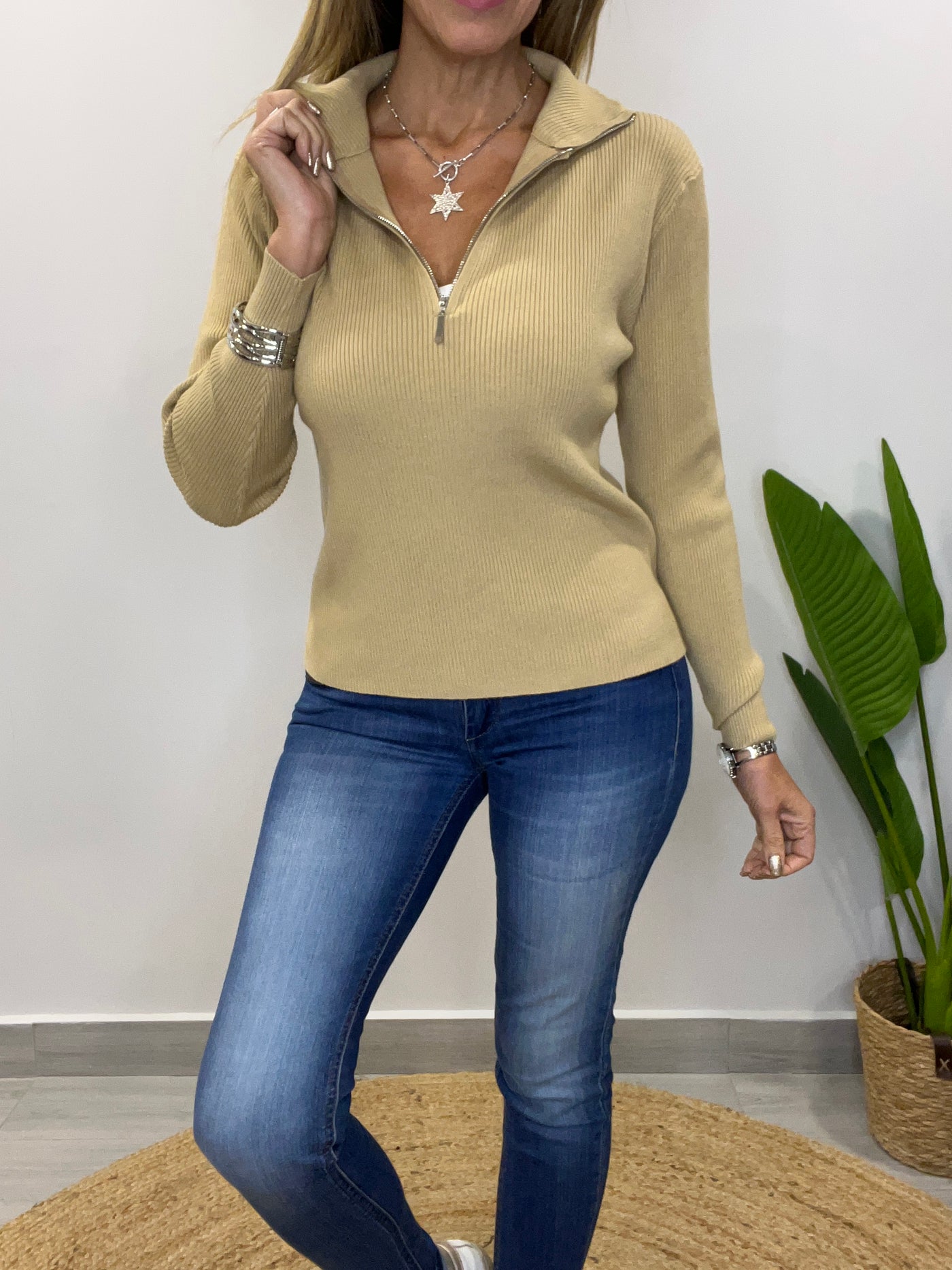 Sweater Sirena Camel