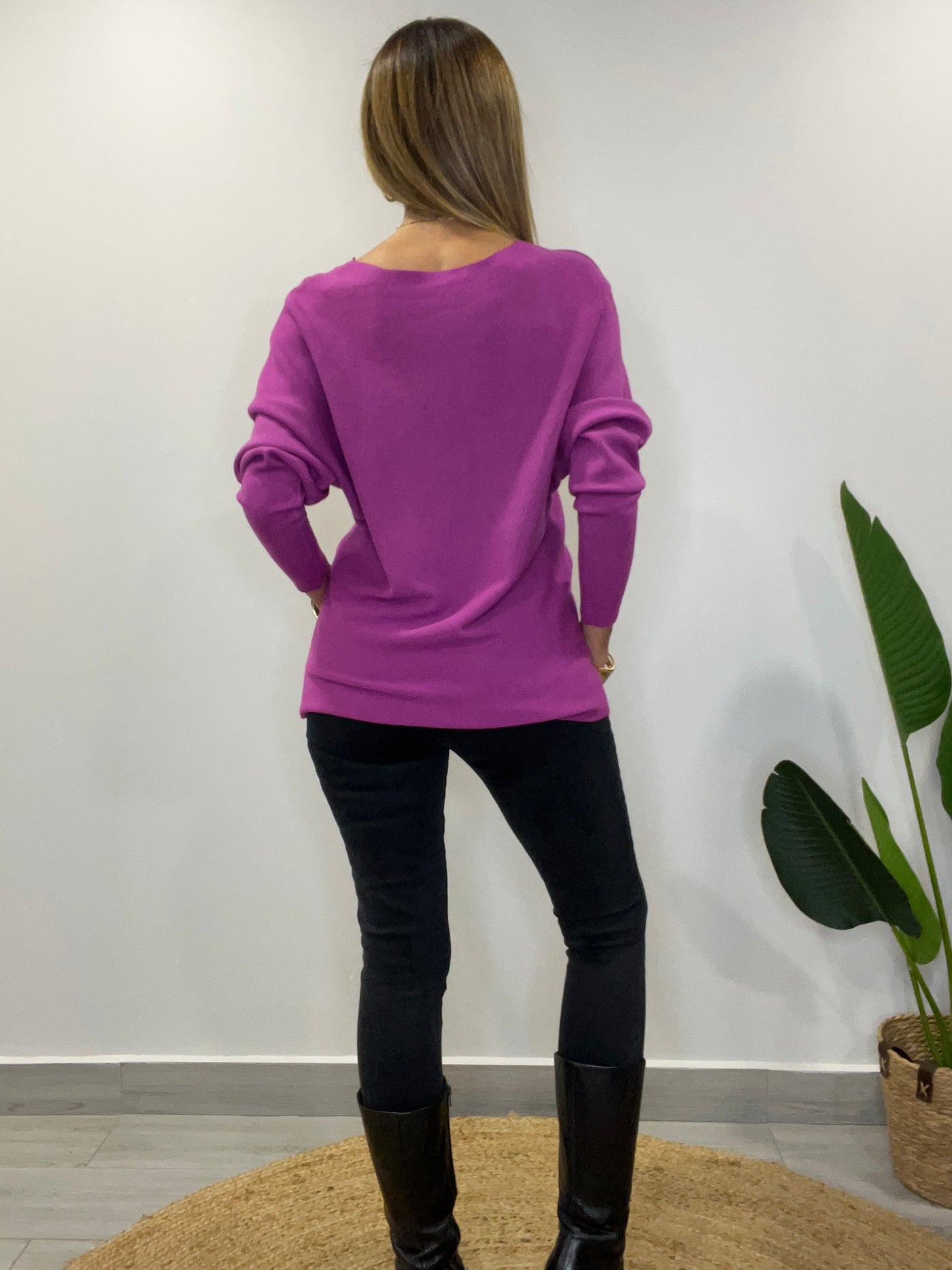 Sweater Singapur magenta