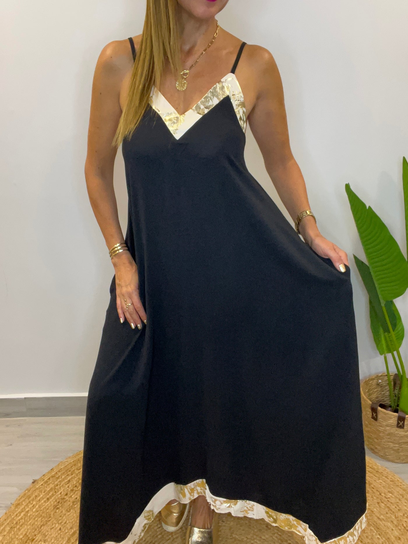Vestido Gala Negro
