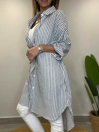 Camisola Rayas Negro