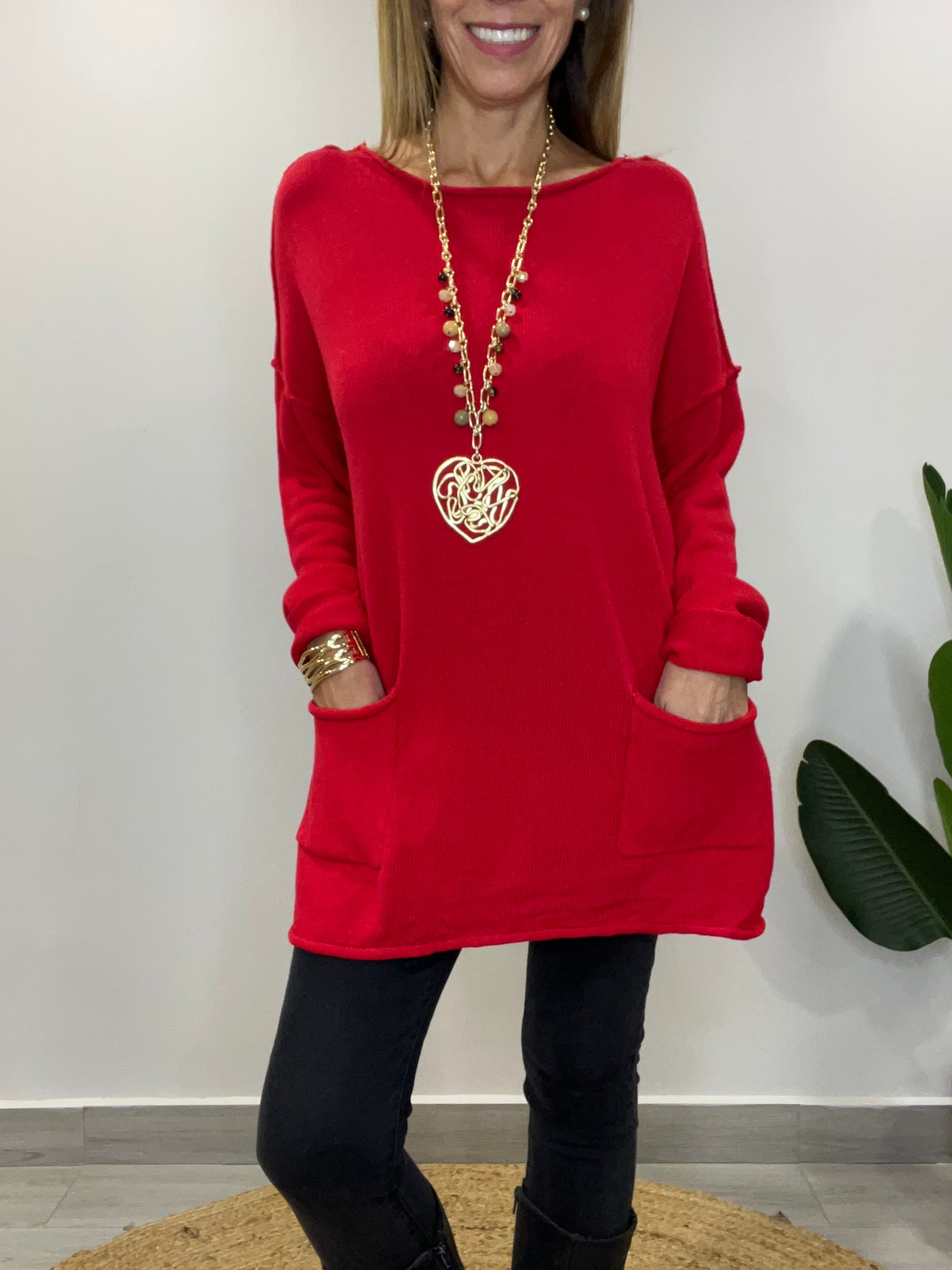 Sweater Bristol rojo