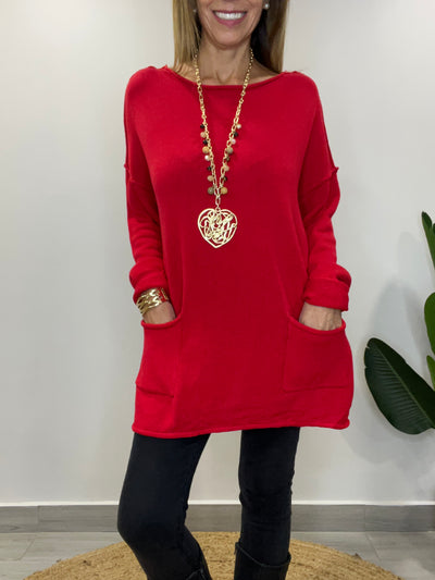 Sweater Bristol rojo