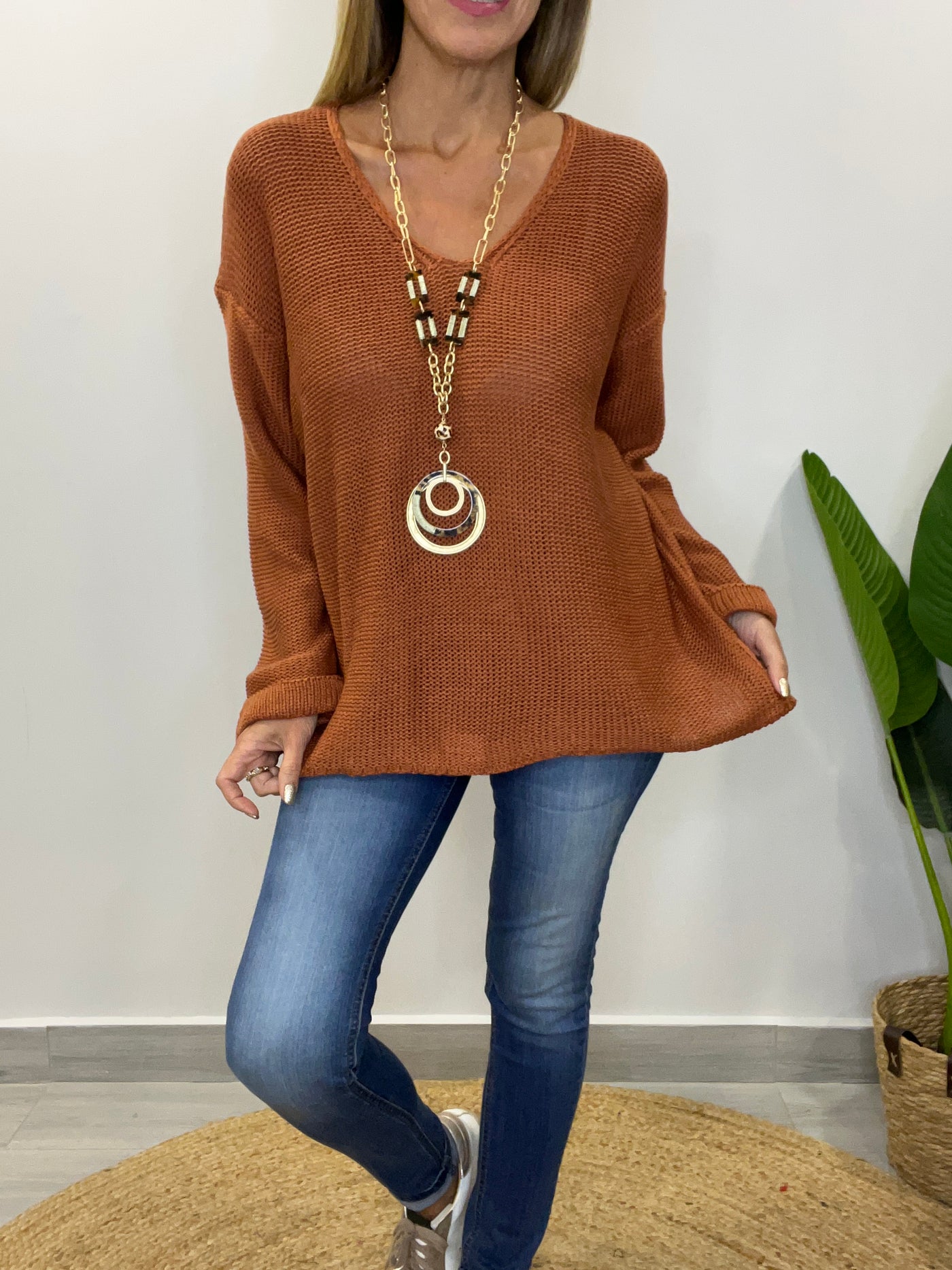 Sweater Melina Terracota