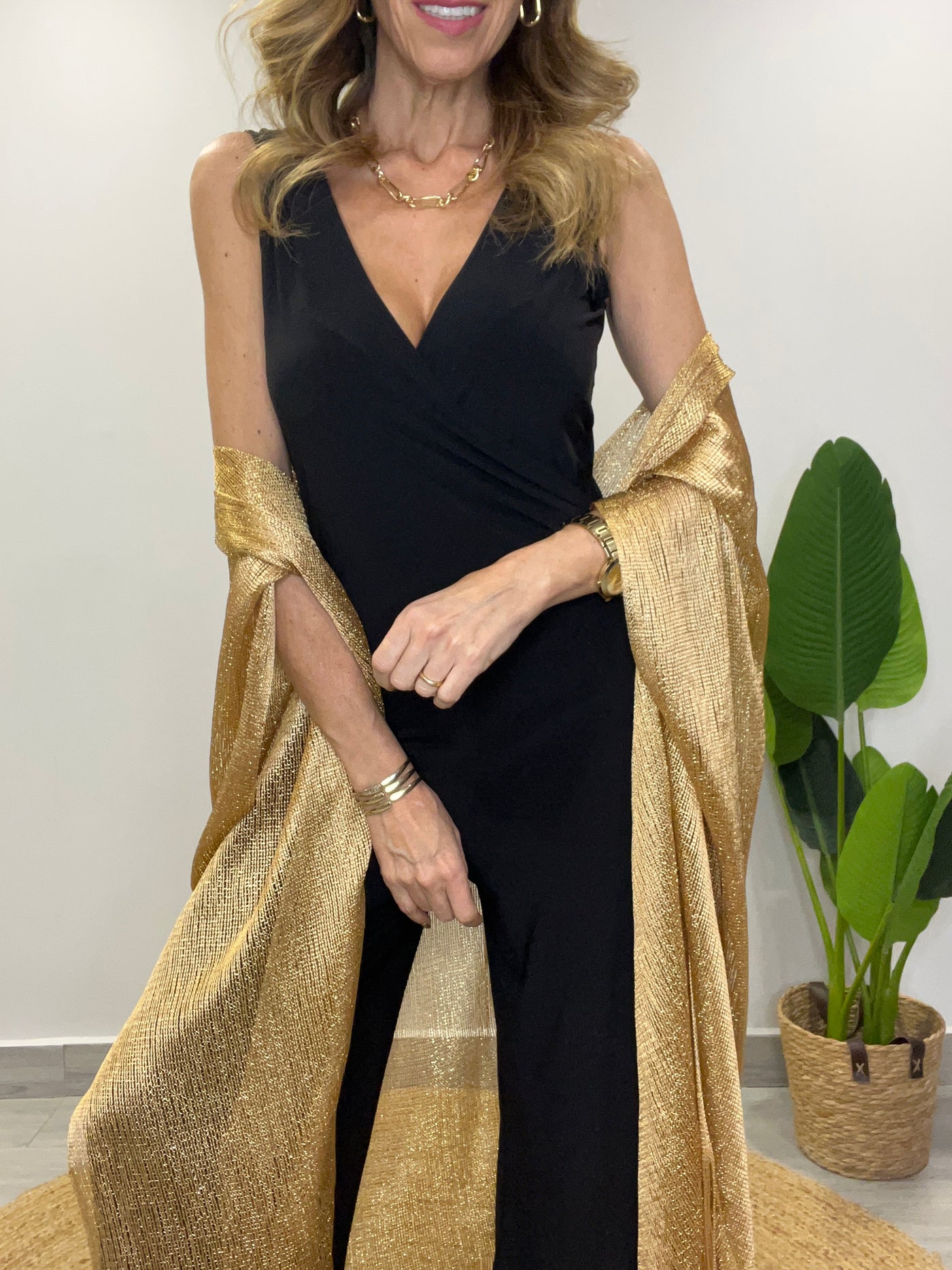 Tapado fiesta Lux dorado