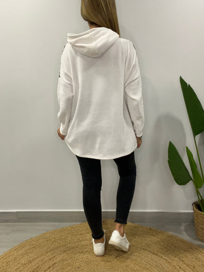 Poleron Italiano Cute Blanco