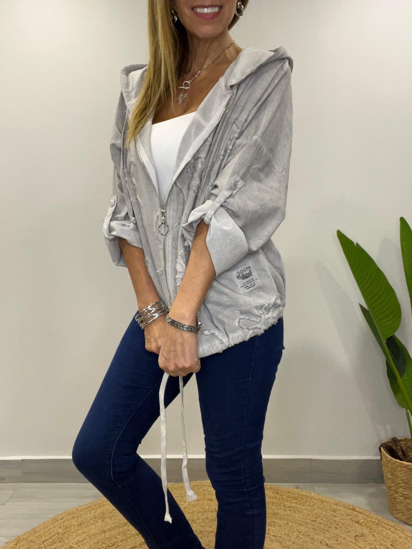 Chaqueta linolet Ferrari perla