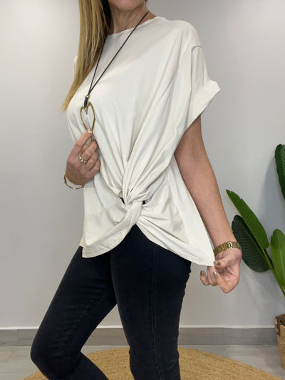 Polera Nudo Beige