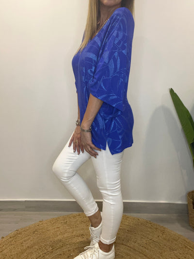 Polera Eloísa Azulina